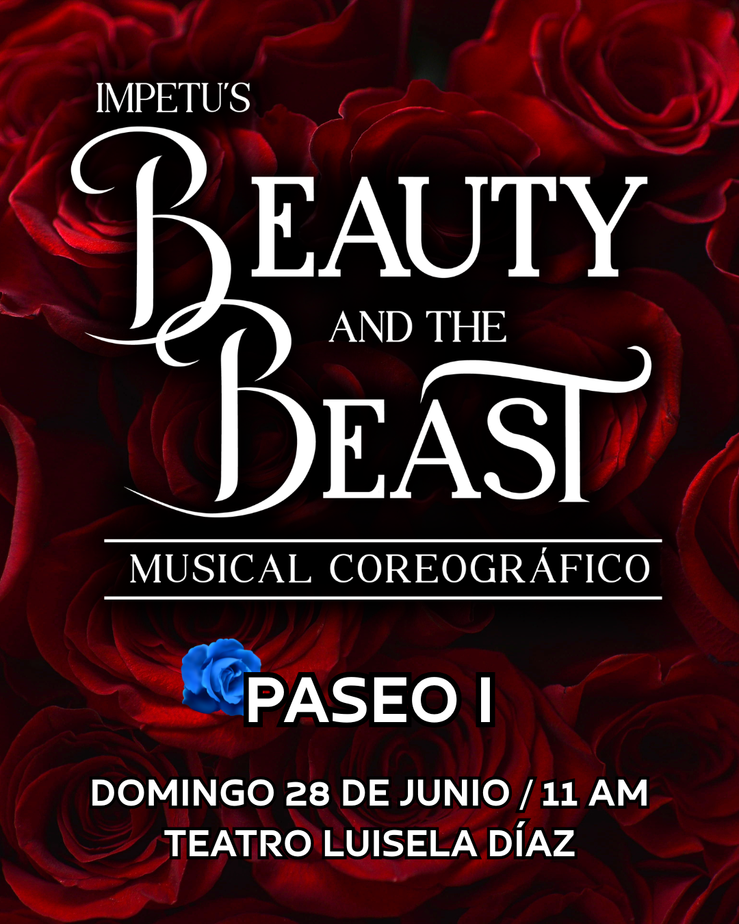 Cartel Beauty and the Beast - Sede Paseo El Hatillo I