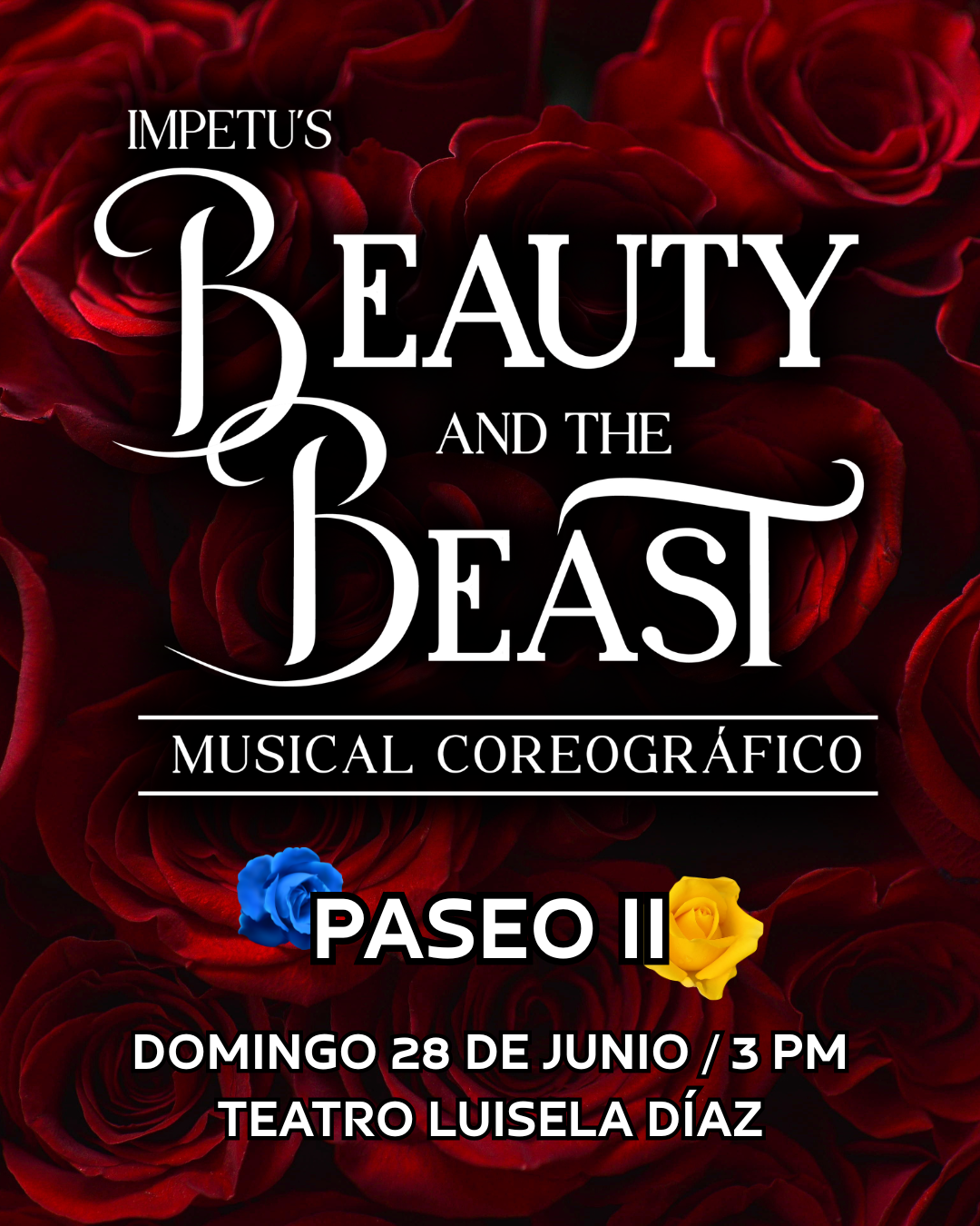 Cartel Beauty and the Beast - Sede Paseo El Hatillo II